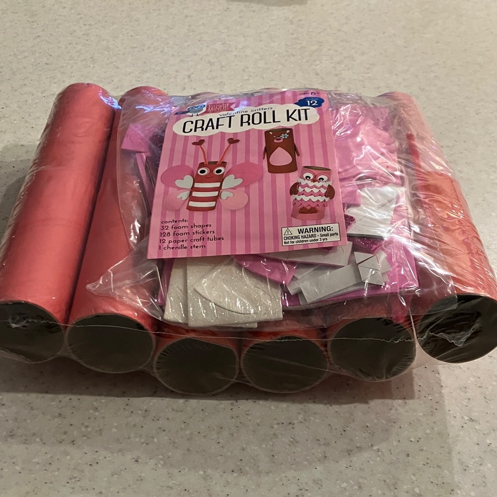 NWT Valentine Craft Roll Kit for Kids - Fun for all ages! - Picture 5 of 5